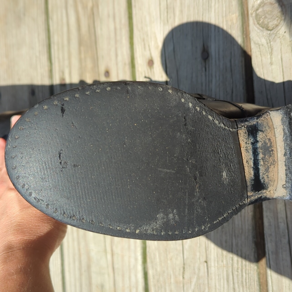 Vintage 1980's English Equestrian Handmade Genuine Leather Riding Boots USA - Picture 9 of 14